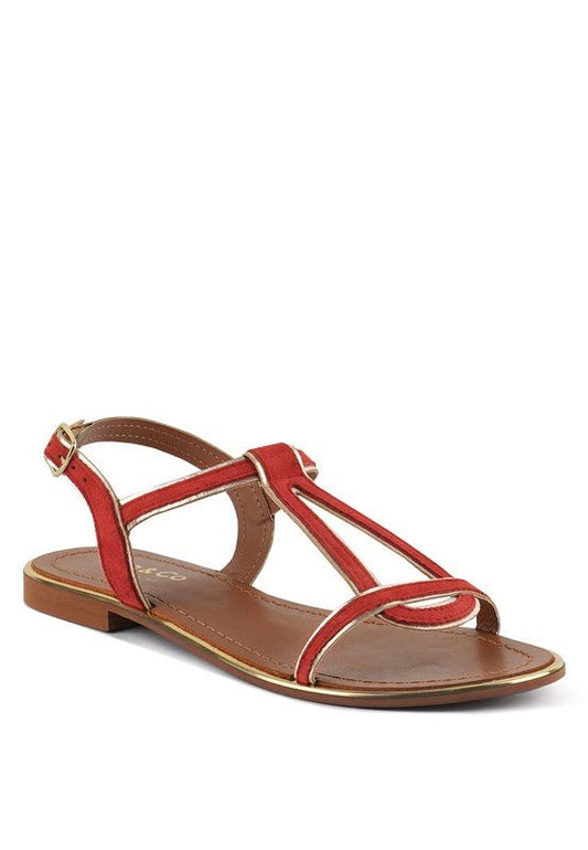 Feodora Flat Slip On Sandals - Bitsy Gypsy Boutique