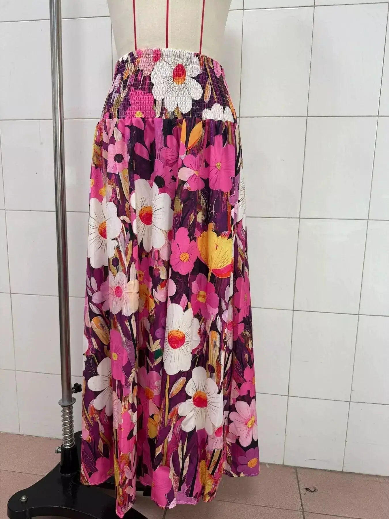 Floral Print High-Waisted Maxi Skirt - Bitsy Gypsy Boutique