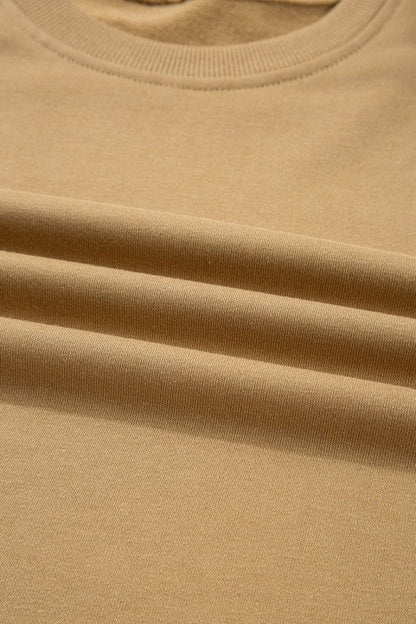 Floral Stripe Patchwork Ruffle Sleeve Crewneck Swe - Bitsy Gypsy Boutique