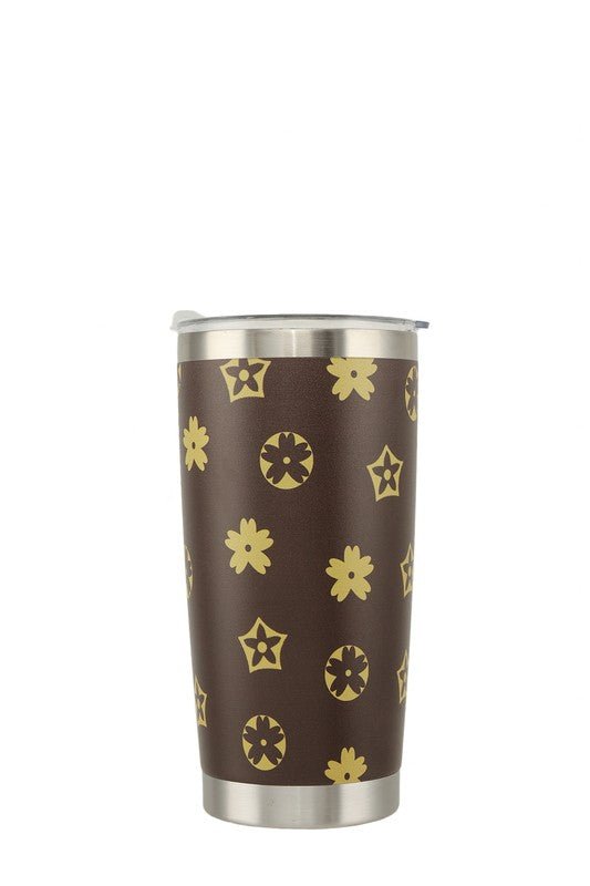 Flower Pattern Thermos Bottle - Bitsy Gypsy Boutique