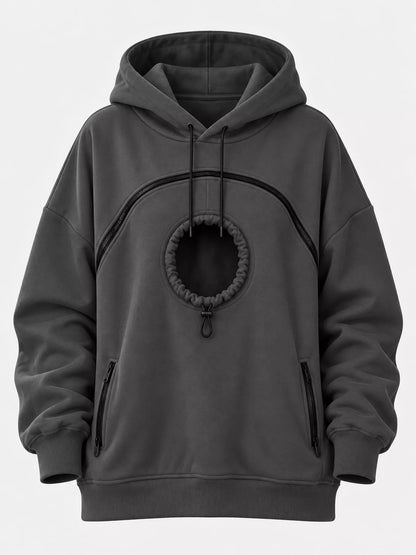 Full Size Pet Carrier Kangaroo Pouch Hoodie Plus Size - Bitsy Gypsy Boutique