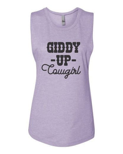 Giddy Up Cowgirl Graphic Tank - Bitsy Gypsy Boutique