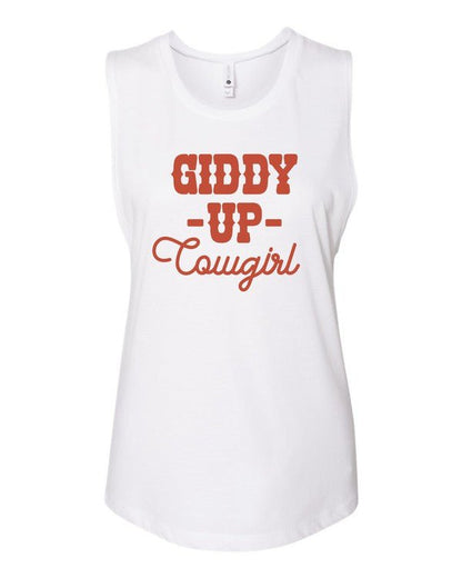 Giddy Up Cowgirl Graphic Tank - Bitsy Gypsy Boutique