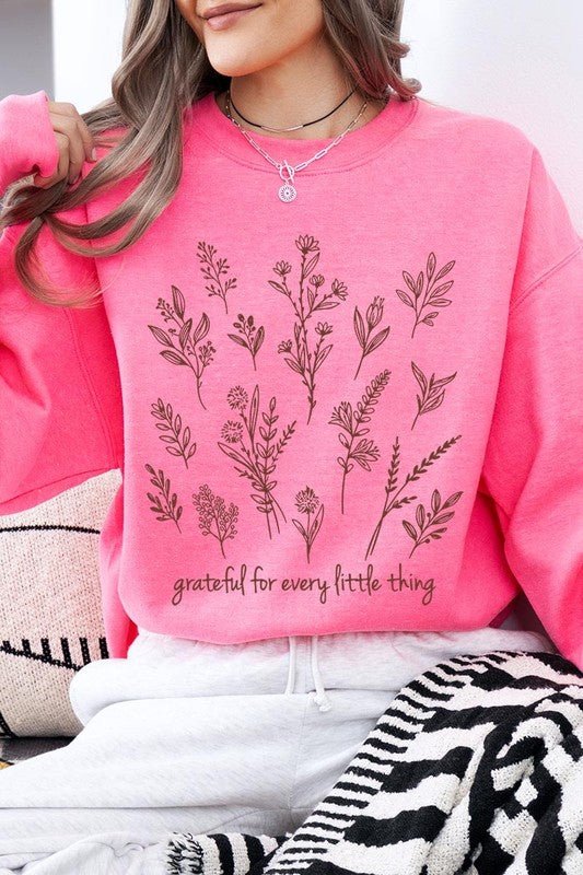 Grateful For Every Little Thing Sweatshirts - Bitsy Gypsy Boutique