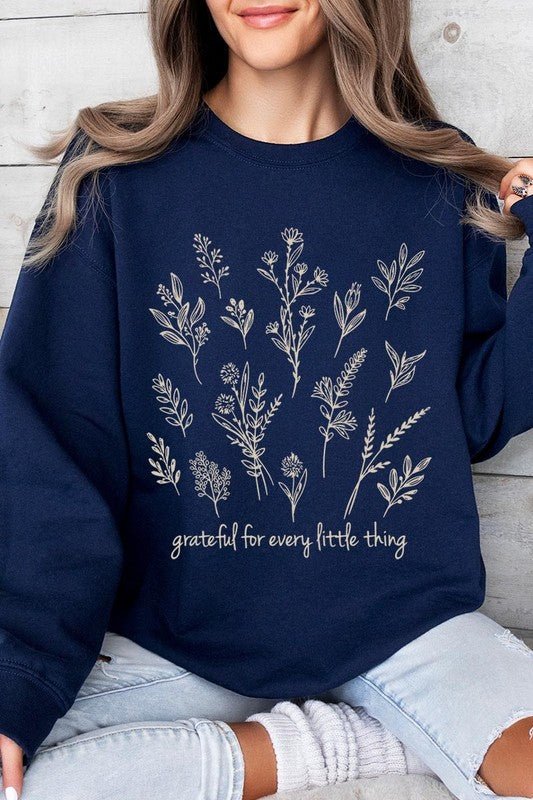 Grateful For Every Little Thing Sweatshirts - Bitsy Gypsy Boutique