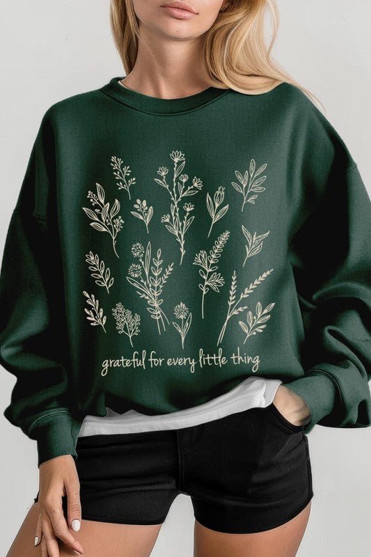 Grateful For Every Little Thing Sweatshirts - Bitsy Gypsy Boutique