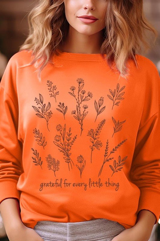 Grateful For Every Little Thing Sweatshirts - Bitsy Gypsy Boutique