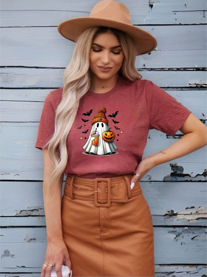 Halloween Ghost Graphic Tee - Bitsy Gypsy Boutique