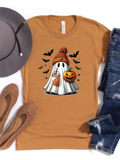 Halloween Ghost Graphic Tee - Bitsy Gypsy Boutique