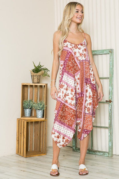 Harem Jumpsuit - Bitsy Gypsy Boutique