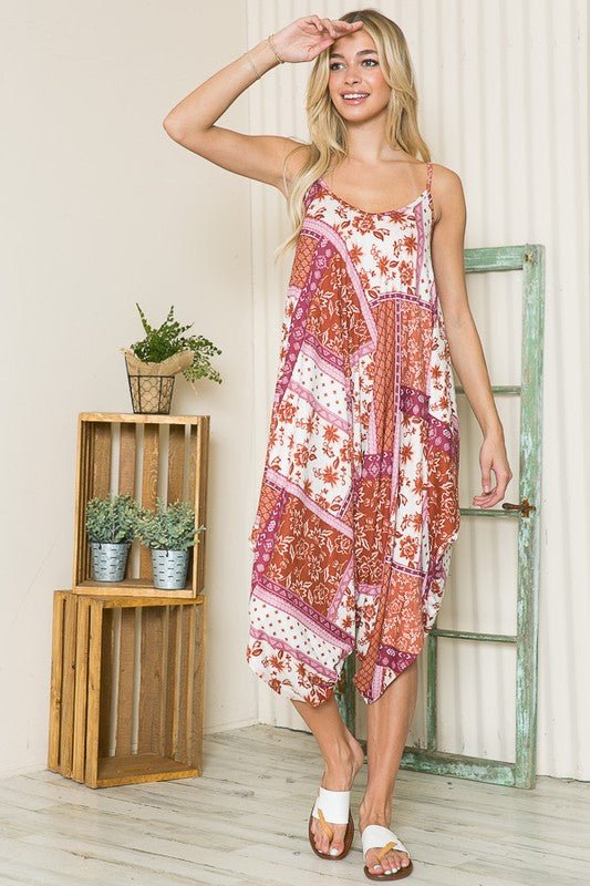 Harem Jumpsuit - Bitsy Gypsy Boutique
