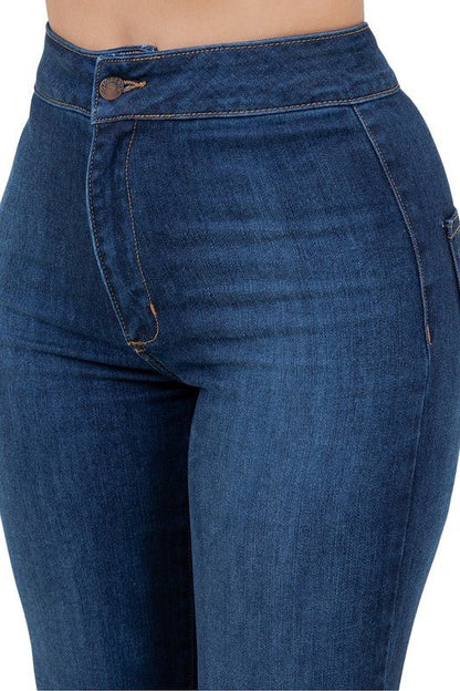 Harley Wide Leg Dark Blue - Inseam 34 - Bitsy Gypsy Boutique