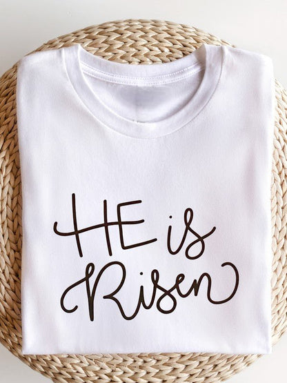 He is Risen Crewneck Tee - Bitsy Gypsy Boutique