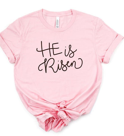 He is Risen Crewneck Tee - Bitsy Gypsy Boutique