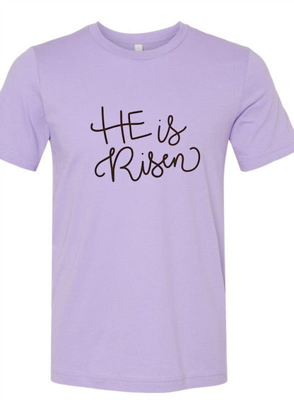 He is Risen Crewneck Tee - Bitsy Gypsy Boutique