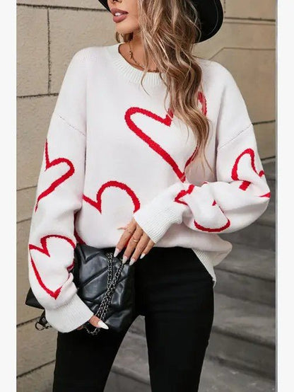Heart sweater - Bitsy Gypsy Boutique