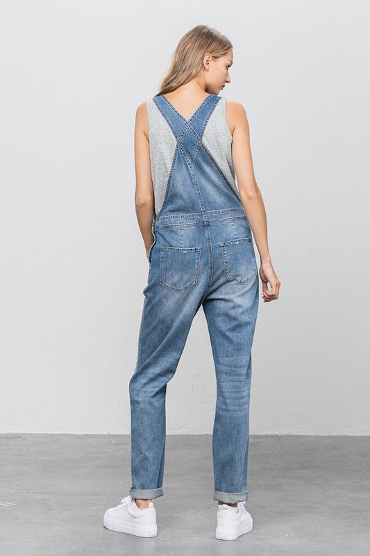 HEAVY BODY PREMIUM DESTROY OVERALLS - Bitsy Gypsy Boutique