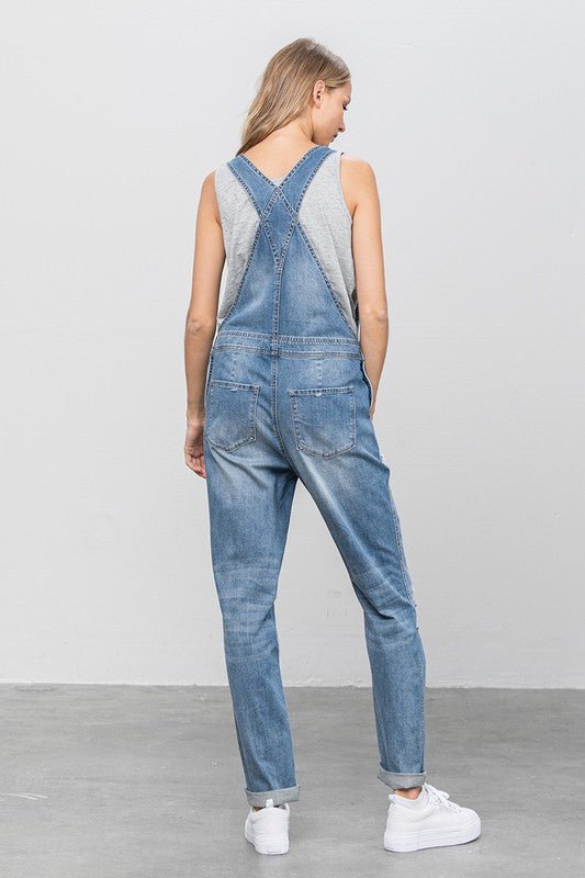 HEAVY BODY PREMIUM DESTROY OVERALLS - Bitsy Gypsy Boutique