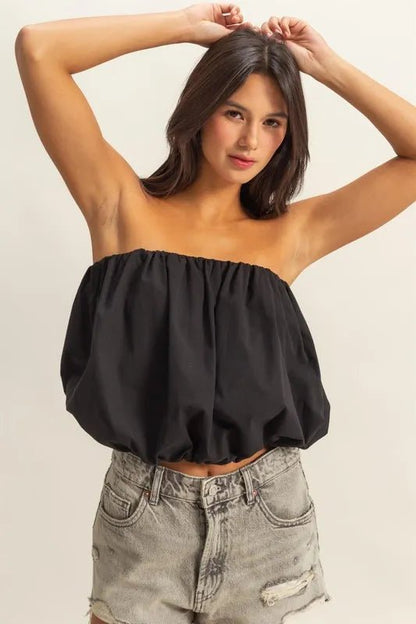 HYFVE Trendy Strapless Bubble Top - Bitsy Gypsy Boutique