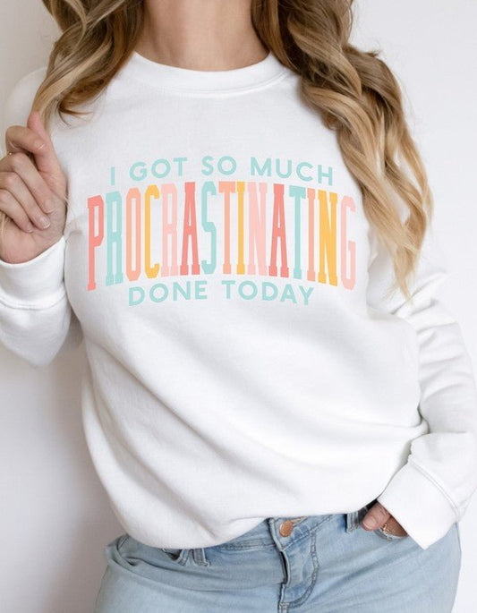 I Got So Much Procrastinating Done Today Tee - Bitsy Gypsy Boutique