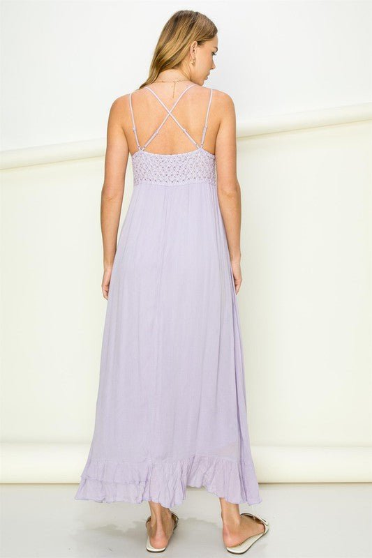 In Love Bustier Lace Maxi Dress - Bitsy Gypsy Boutique