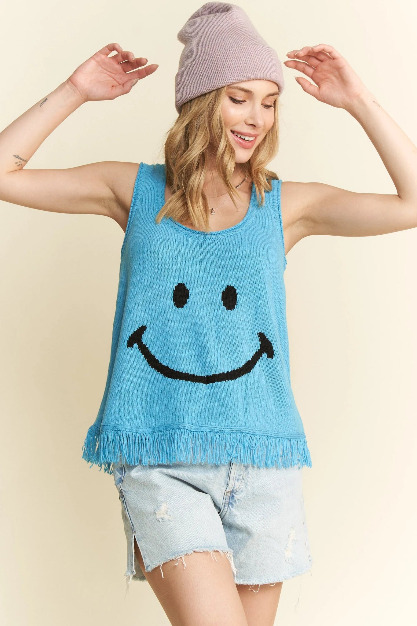 Jade By Jane Smiley Fringe Tank Top - Bitsy Gypsy Boutique