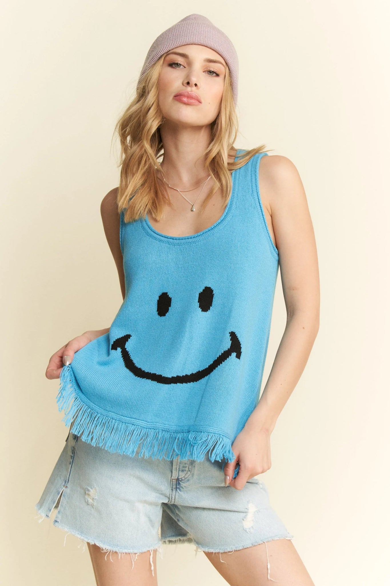 Jade By Jane Smiley Fringe Tank Top - Bitsy Gypsy Boutique