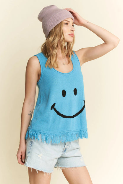 Jade By Jane Smiley Fringe Tank Top - Bitsy Gypsy Boutique