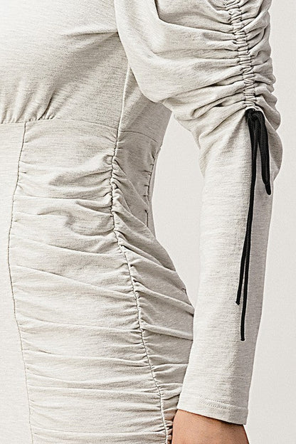 JERSEY ZIPPER MINI DRESS - Bitsy Gypsy Boutique