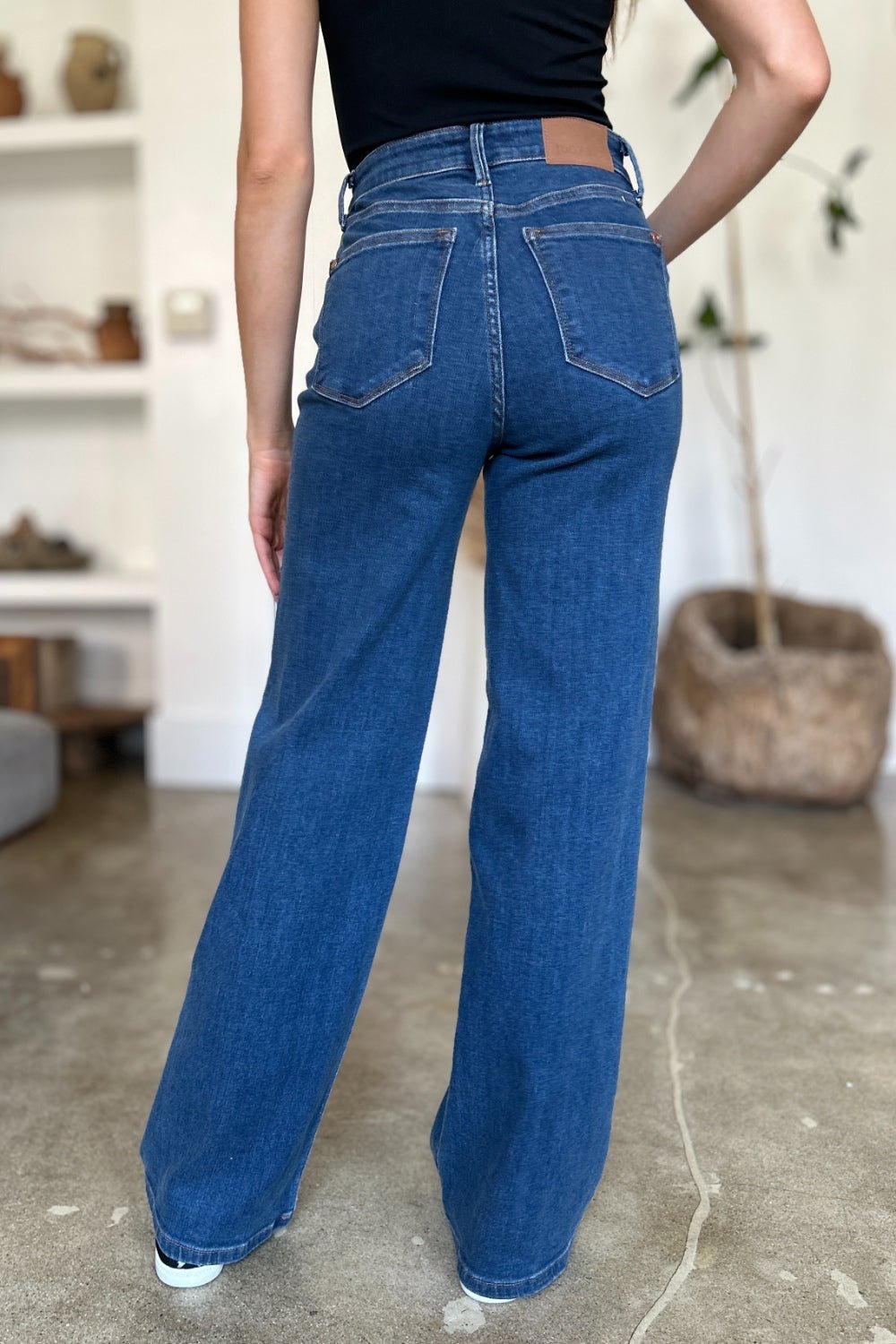 Judy Blue Full Size High Rise Straight Jeans - Bitsy Gypsy Boutique