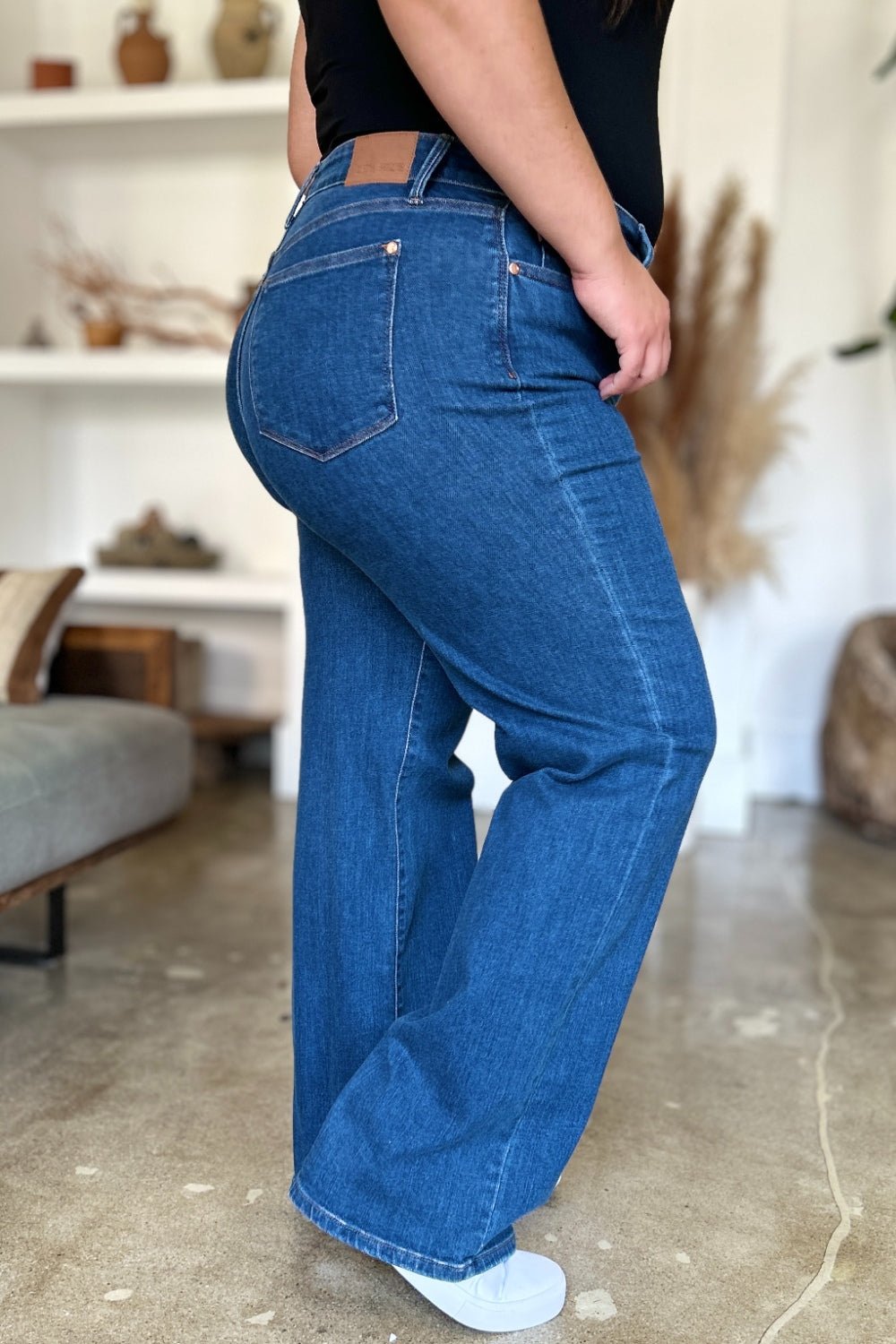 Judy Blue Full Size High Rise Straight Jeans - Bitsy Gypsy Boutique