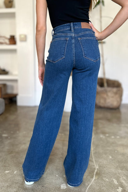 Judy Blue Full Size High Rise Straight Jeans - Bitsy Gypsy Boutique