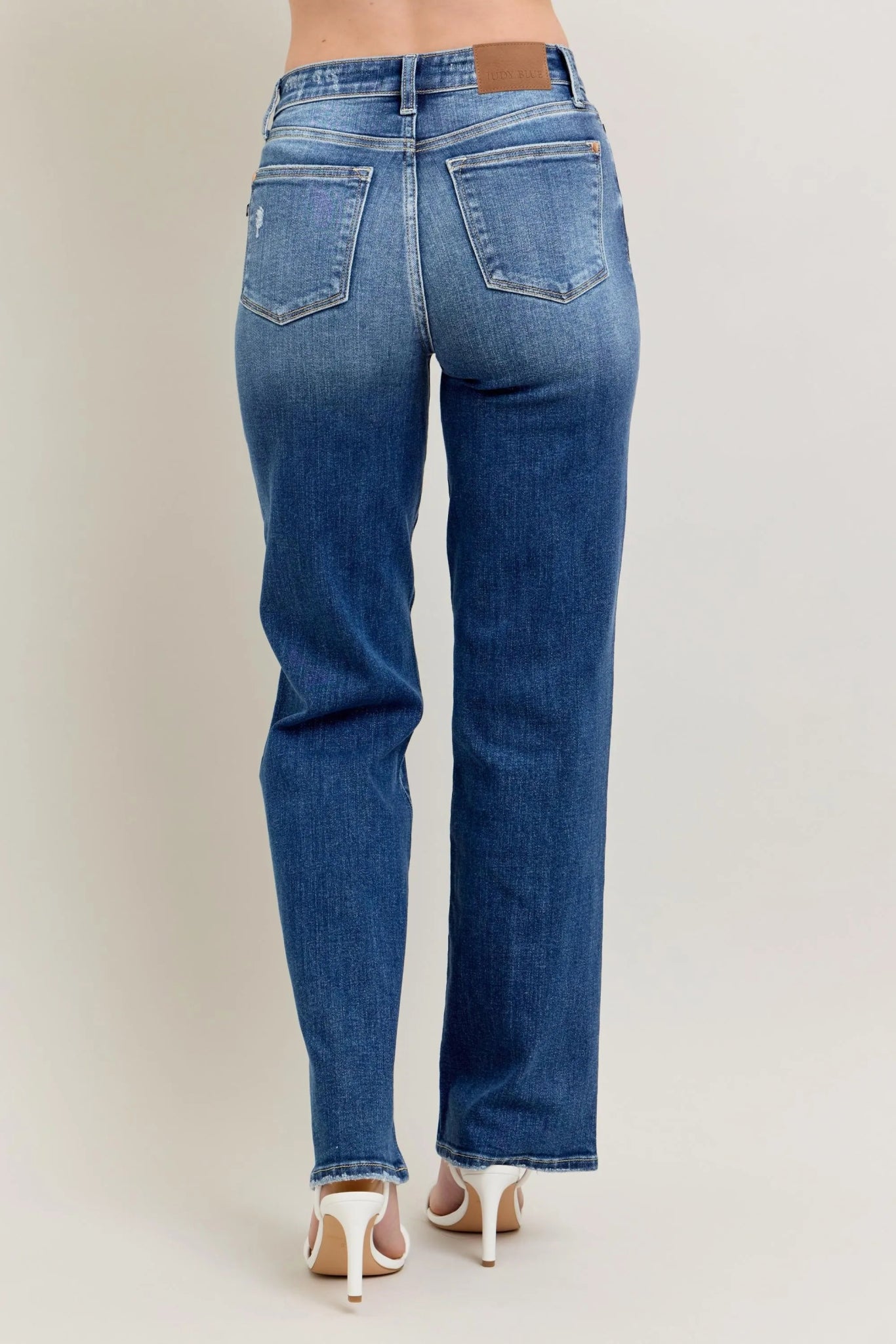 Judy Blue Full Size High Waist 90's Straight Leg Jeans - Bitsy Gypsy Boutique