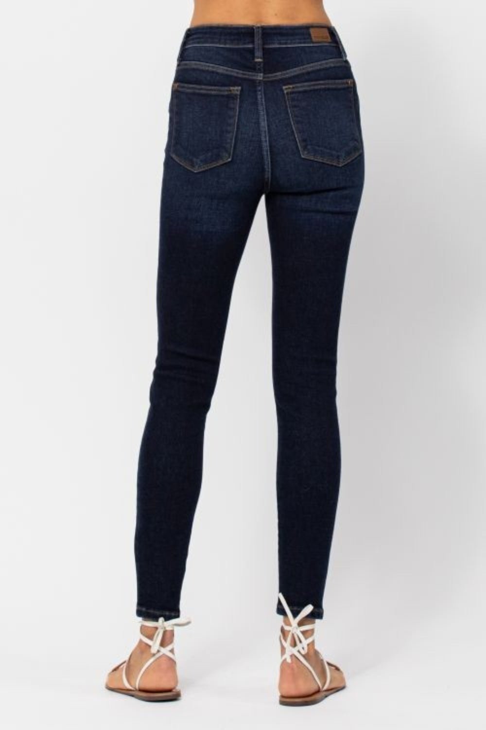 Judy Blue Full Size High Waist Handsand Skinny Jeans - Bitsy Gypsy Boutique