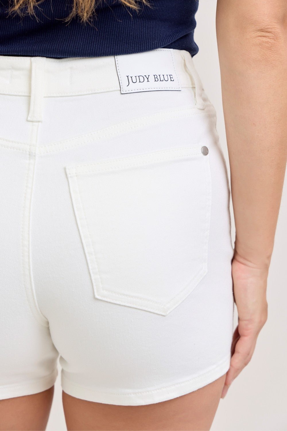 Judy Blue Full Size High - Waisted Slim Short Plus Size - Bitsy Gypsy Boutique