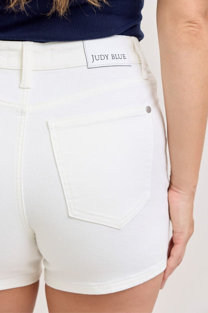 Judy Blue Full Size High - Waisted Slim Short Plus Size - Bitsy Gypsy Boutique