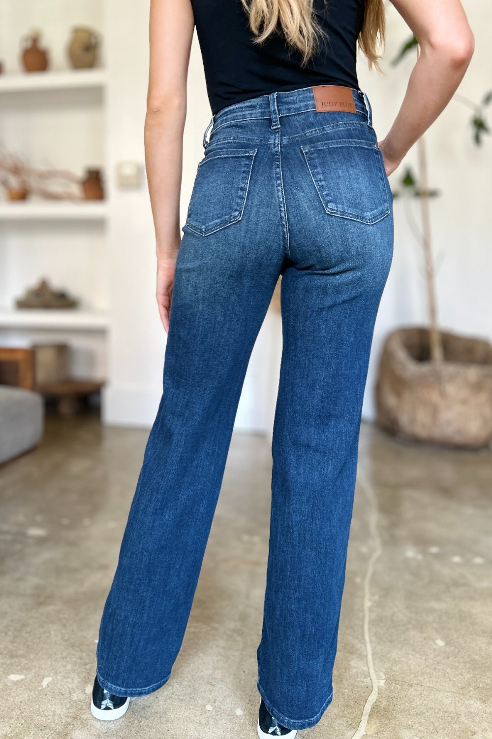 Judy Blue Full Size Tummy Control Straight Jeans - Bitsy Gypsy Boutique