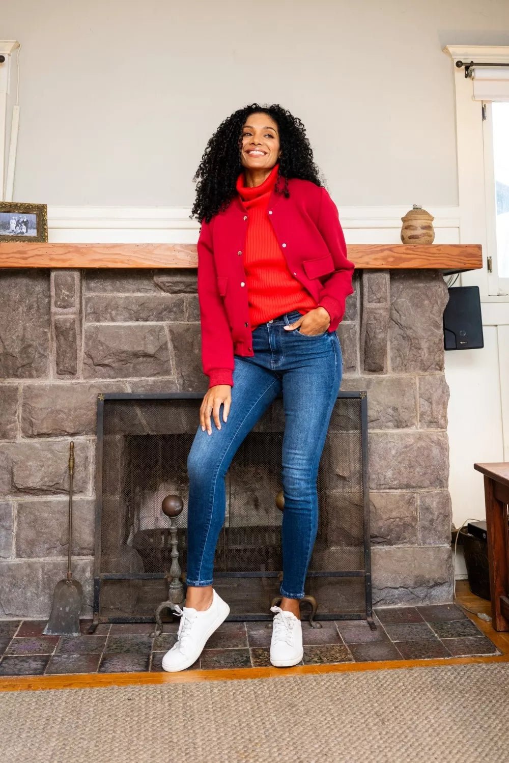 Judy Blue Full Size Washed Thermal Skinny Jeans Plus Size - Bitsy Gypsy Boutique