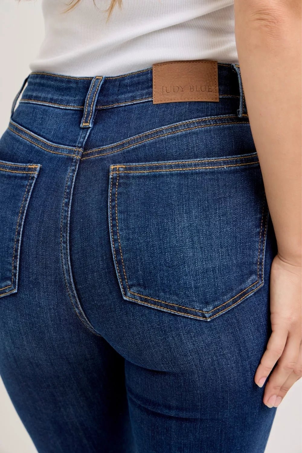 Judy Blue High Waist Capri Jeans with Single Cuff - Bitsy Gypsy Boutique