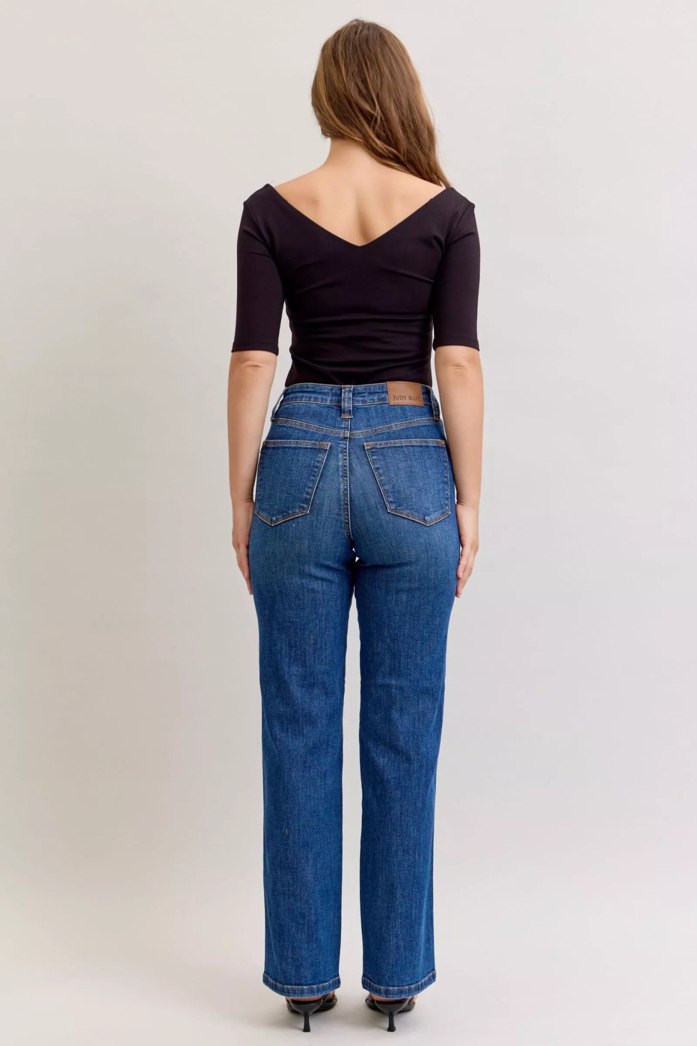 Judy Blue High Waist Tummy Control Straight Jeans - Bitsy Gypsy Boutique