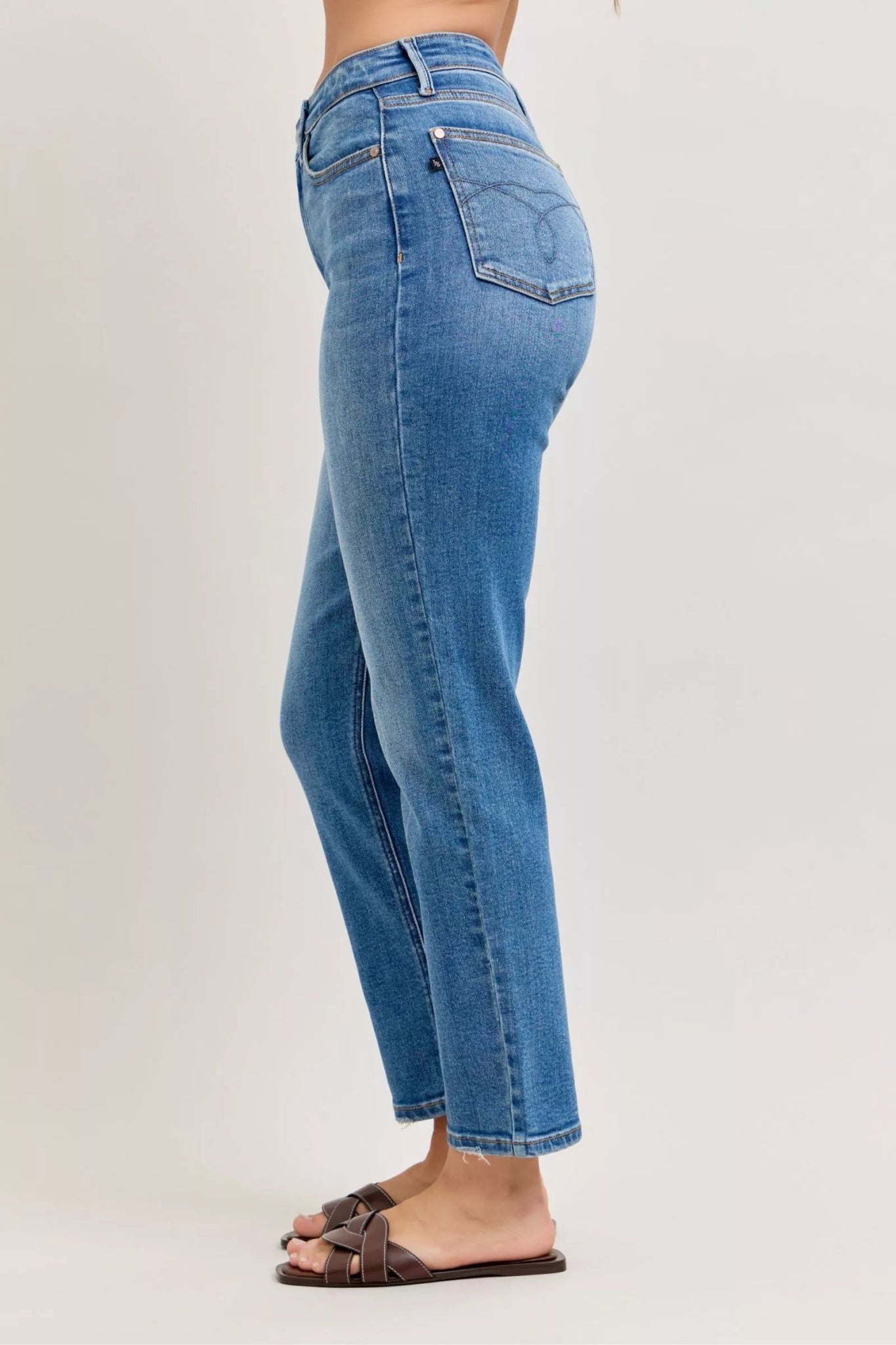 Judy Blue High - Waisted Straight - Leg Jeans - Bitsy Gypsy Boutique