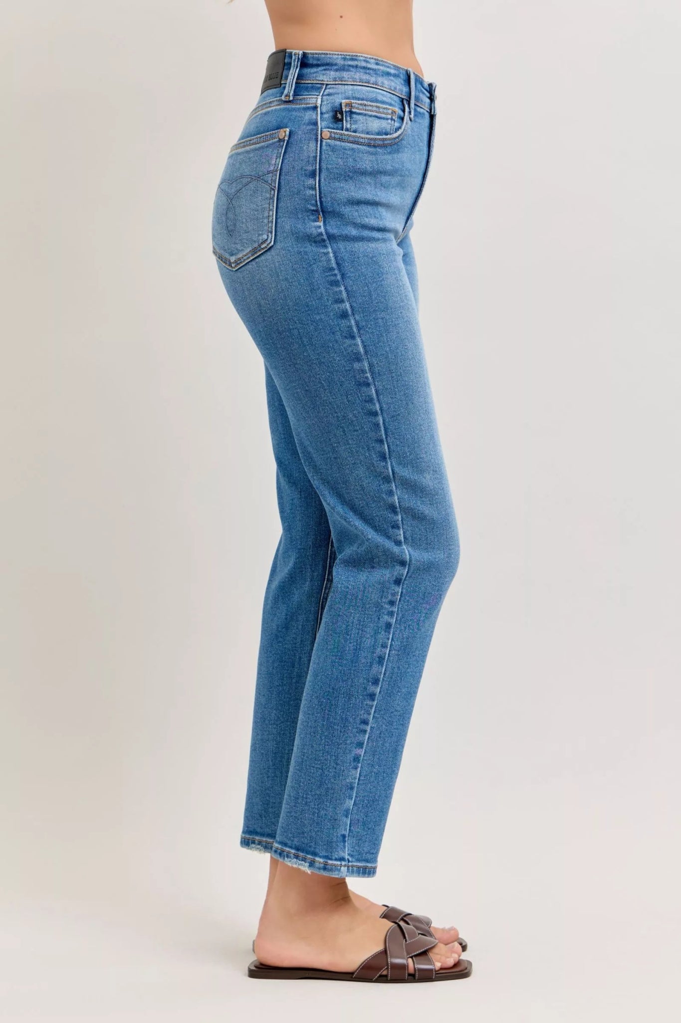 Judy Blue High - Waisted Straight - Leg Jeans - Bitsy Gypsy Boutique