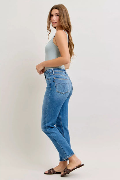 Judy Blue High - Waisted Straight - Leg Jeans - Bitsy Gypsy Boutique