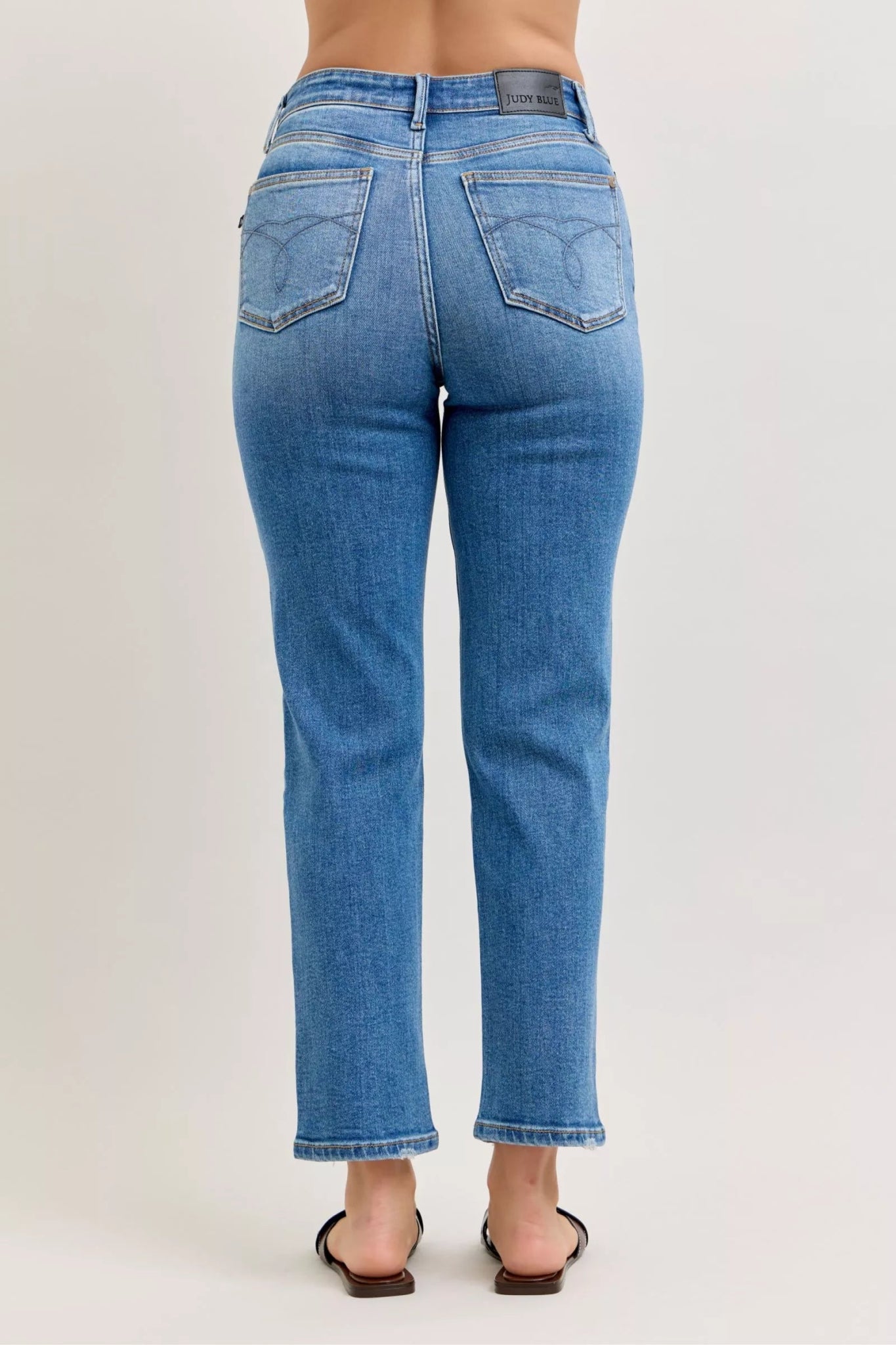 Judy Blue High - Waisted Straight - Leg Jeans - Bitsy Gypsy Boutique