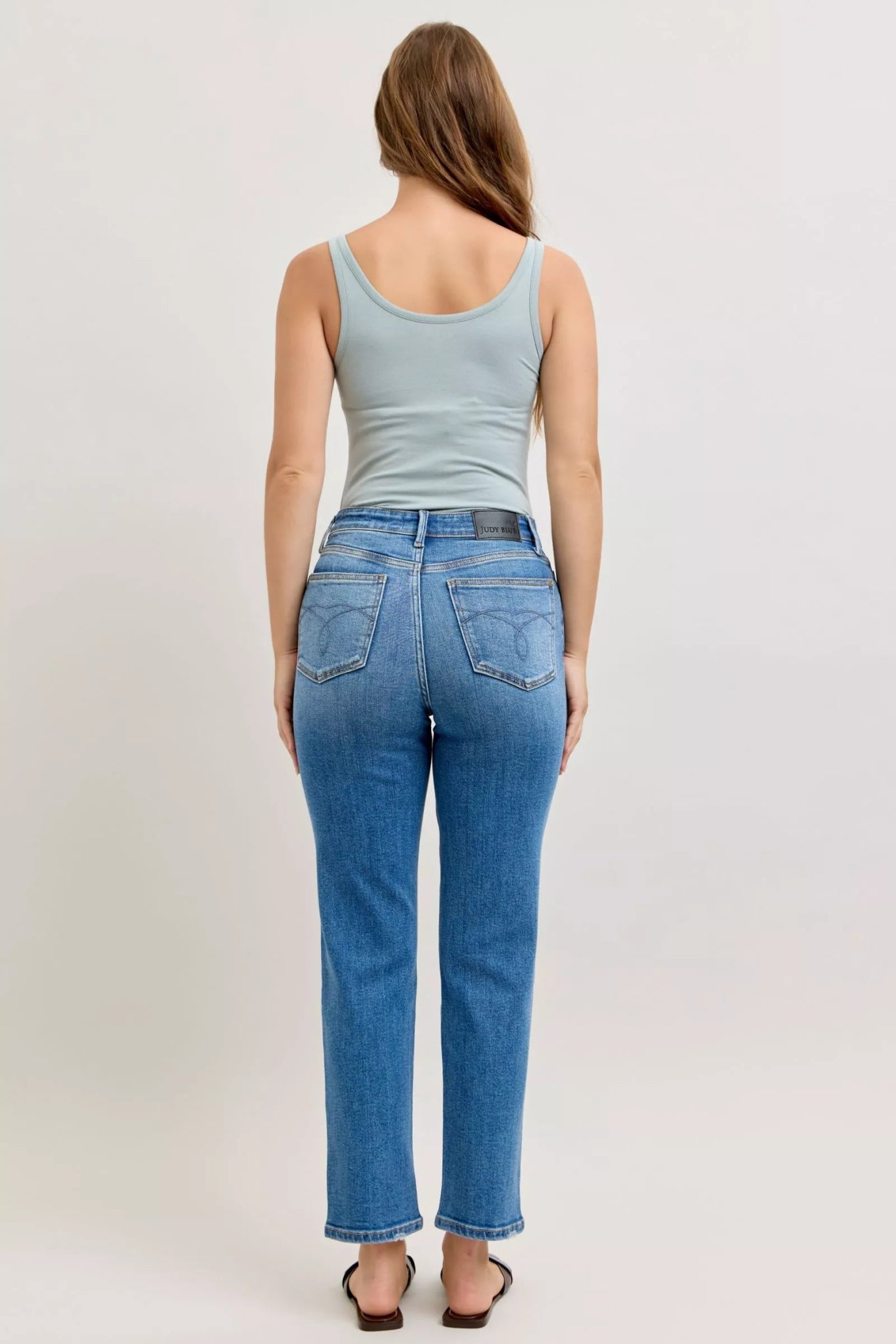 Judy Blue High - Waisted Straight - Leg Jeans - Bitsy Gypsy Boutique