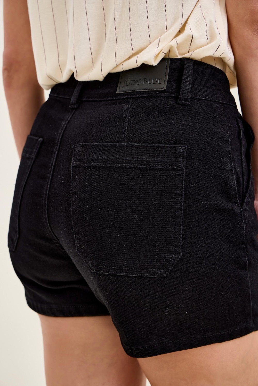 Judy Blue High - Waisted Trouser Shorts - Bitsy Gypsy Boutique