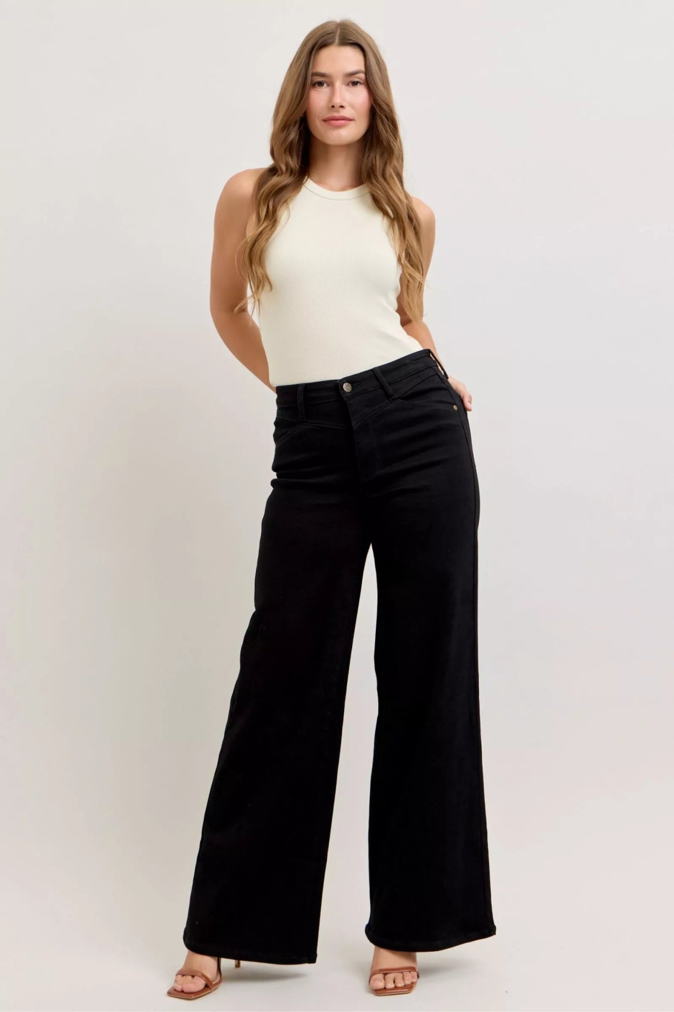 Judy Blue High - Waisted Wide Leg Jeans - Bitsy Gypsy Boutique