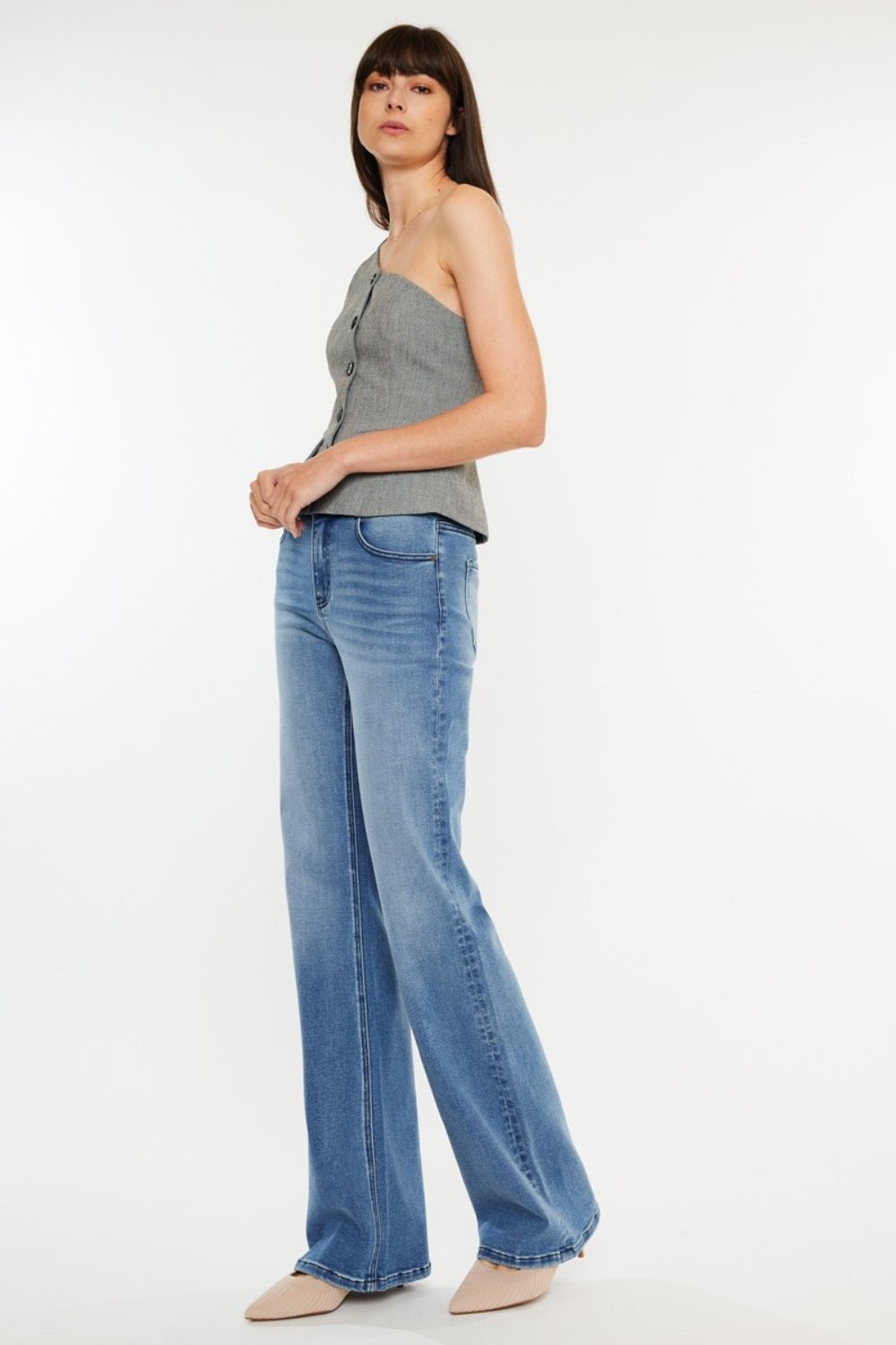 Kancan Ultra High Rise Cat's Whiskers Jeans - Bitsy Gypsy Boutique