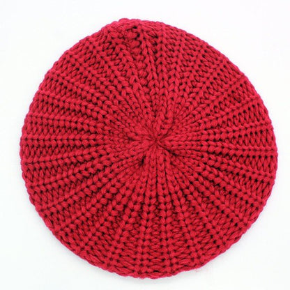 KNITTED CABLE KNIT FASHION BERET - Bitsy Gypsy Boutique