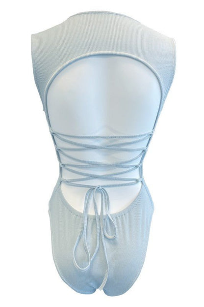 Lace back bodysuit - Bitsy Gypsy Boutique